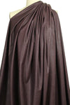 poly-backed water-resistant faux leather - plum brown 1.33 yd