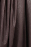 poly-backed water-resistant faux leather - plum brown 2.125 yd