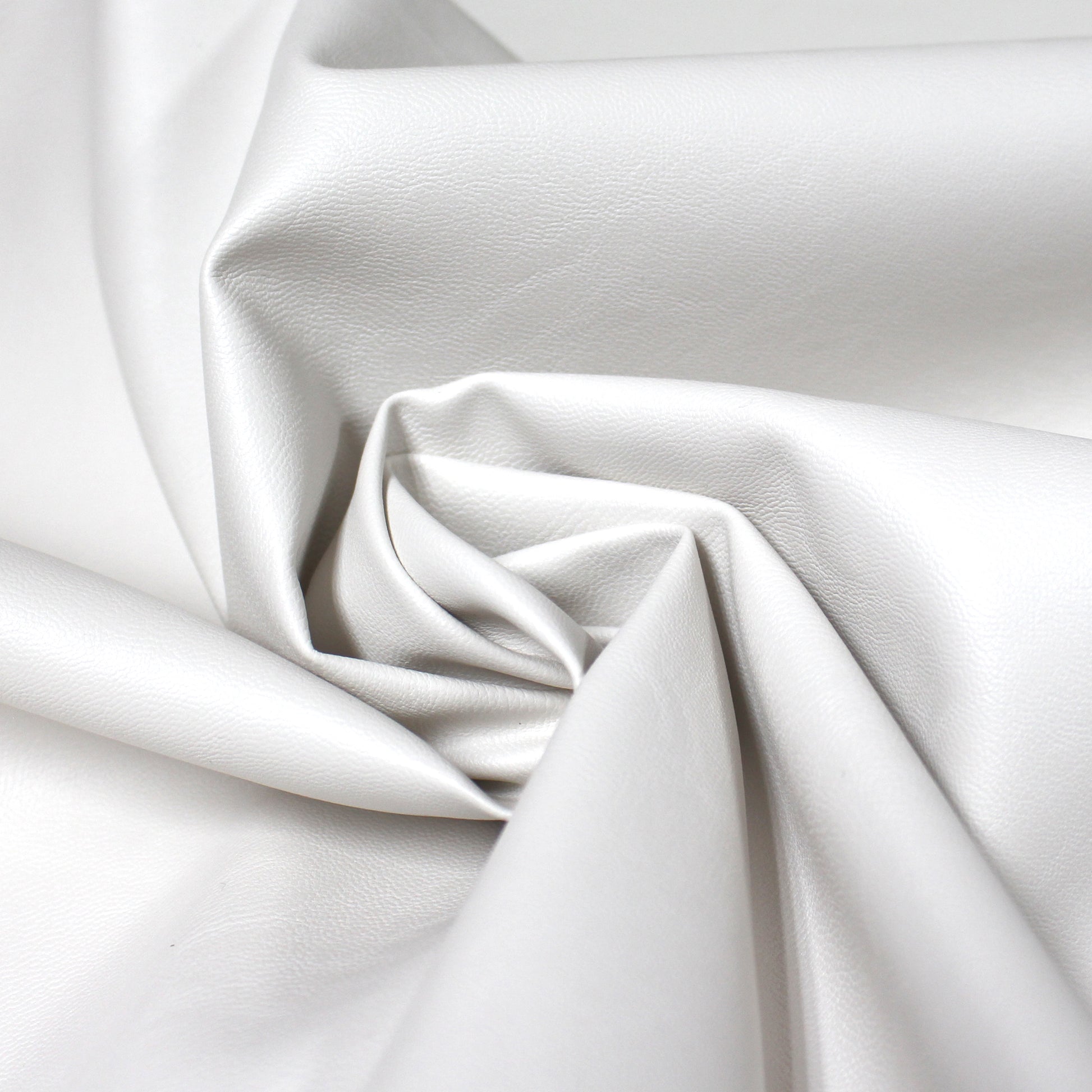 viscose-backed supple faux leather - ivory