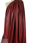 NY designer viscose-backed supple faux leather - oxblood 1.5 yd