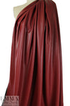 NY designer viscose-backed supple faux leather - oxblood 1.375 yds
