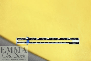 CA designer viscose-backed faux leather - lemon ice 1 yard