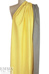 CA designer viscose-backed faux leather - lemon ice 1 yard