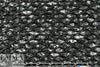 Carmen Marc Va1vo black faux leather/sequin/mesh