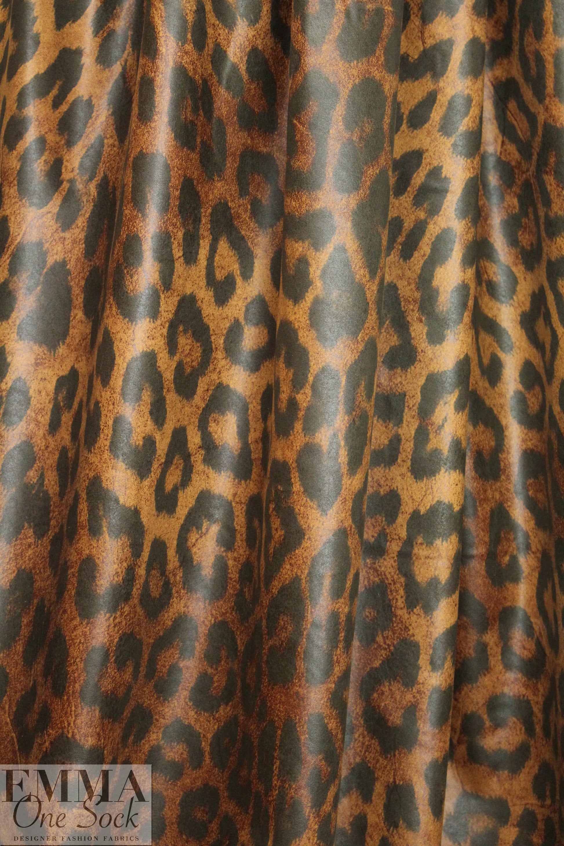 NY designer vegan leather cheetah print jacketwear