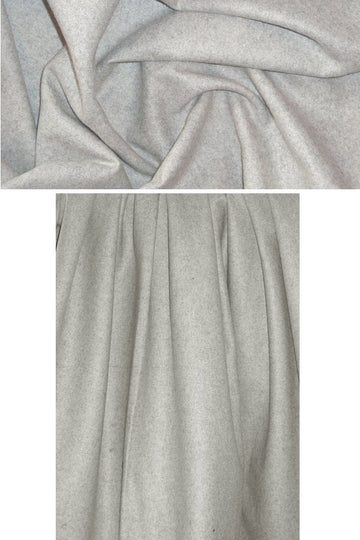 Italian felted wool - light gray heather