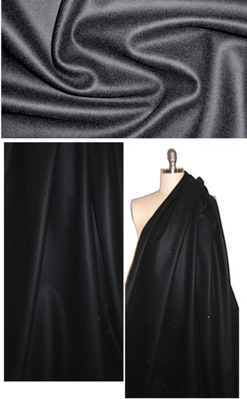 The0ry Italian jet black dense wool coating
