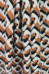 Fendi wool silk twill woven - caramel/black/ivory .75 yds