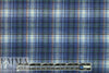 CA designer yarn-dye cotton plaid flannel - blue/spruce