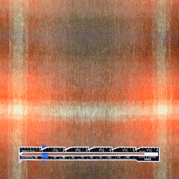 Italian cotton blend brushed twill plaid coating - daylily/cardamom 3 yd
