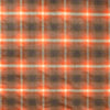 Italian cotton blend brushed twill plaid coating - daylily/cardamom 3 yd