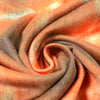Italian cotton blend brushed twill plaid coating - daylily/cardamom 3 yd