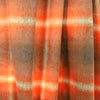 Italian cotton blend brushed twill plaid coating - daylily/cardamom 3 yd