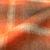 Italian cotton blend brushed twill plaid coating - daylily/cardamom 1.5 yds