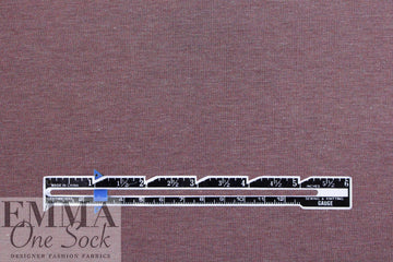 Oeko-Tex fleece-backed sweatshirt knit - dusty plum 1.75 yds