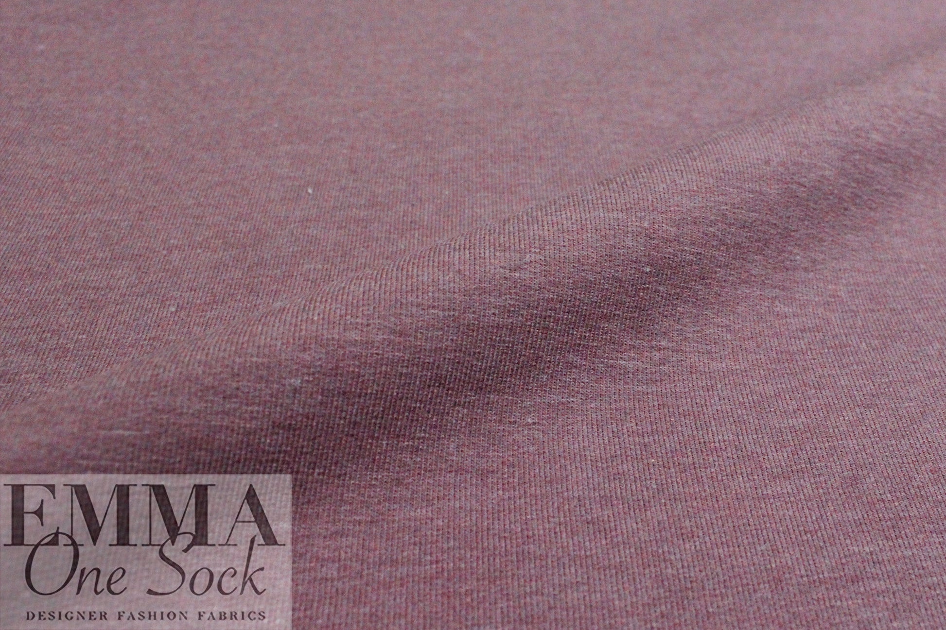 Oeko-Tex fleece-backed sweatshirt knit - dusty plum 2.25 yd