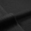 organic cotton fleece-backed sweatshirt knit - black 1.75 yds