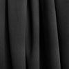 organic cotton fleece-backed sweatshirt knit - black 1.75 yds