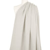 organic cotton fleece-backed sweatshirt knit - ivory 1.75 yd