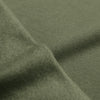 organic cotton fleece-backed sweatshirt knit - dusky green 1.75 yd