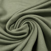 organic cotton fleece-backed sweatshirt knit - dusky green 1.75 yd