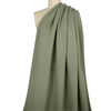 organic cotton fleece-backed sweatshirt knit - dusky green .875 yds