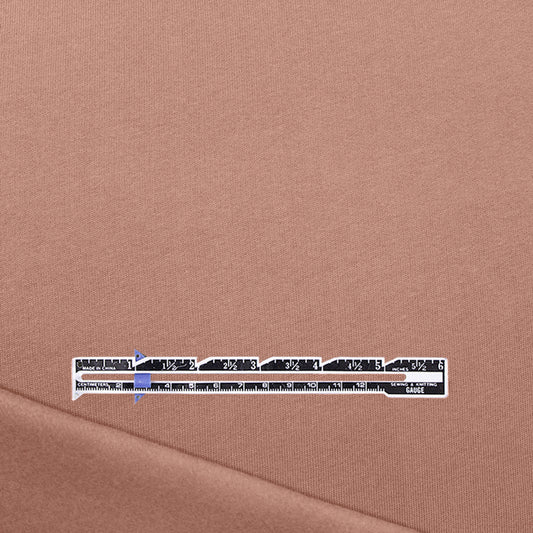 organic cotton fleece-backed sweatshirt knit - desert .875 yds