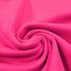 organic cotton fleece-backed sweatshirt knit - fuchsia 2 yd