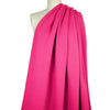 organic cotton fleece-backed sweatshirt knit - fuchsia 2 yd
