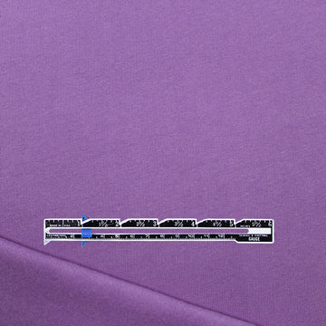 organic cotton fleece-backed sweatshirt knit - crocus 2 yd