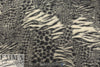 Italian tiger/dot boiled wool fleece 1.25 yds