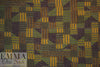 Italian textured crosshatch graphic wool fleece knit
