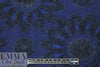 Italian textured flower nocturne wool fleece knit .75 yds