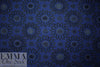 Italian textured flower nocturne wool fleece knit