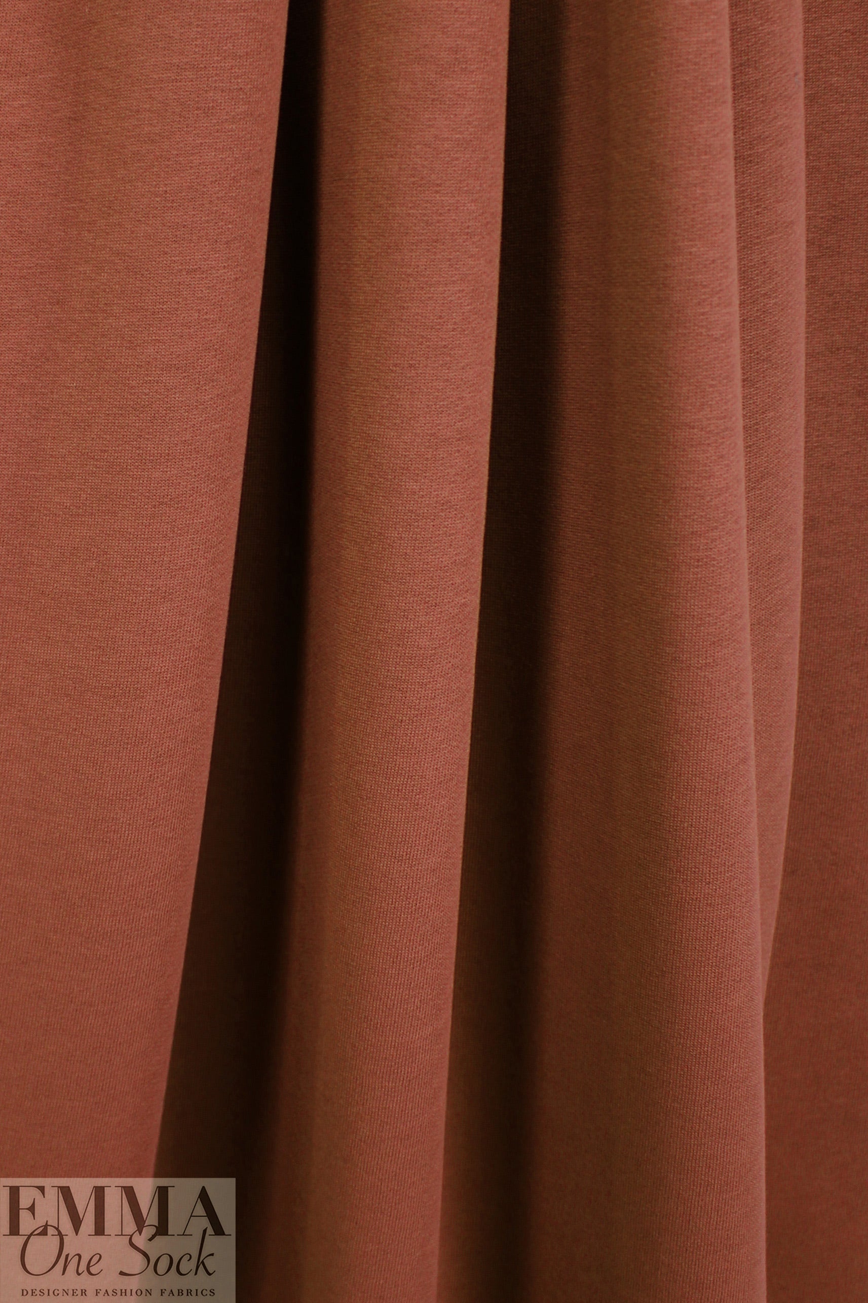 MTM organic cotton extra wide fleece-backed sweatshirt knit - sienna 2.25 yds