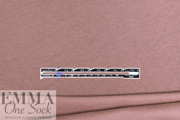 MTM organic cotton extra wide fleece-backed sweatshirt knit - old rose .5 yds