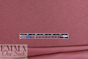 MTM organic cotton extra wide fleece-backed sweatshirt knit - rosewood 1.125 yds