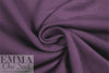 MTM organic cotton extra wide fleece-backed sweatshirt knit - plum 1.25 yd