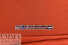 MTM organic cotton brushed fleece-backed sweatshirt knit -pumpkin .75 yds
