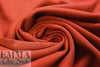 MTM organic cotton brushed fleece-backed sweatshirt knit -pumpkin .75 yds