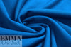 MTM organic cotton brushed fleece-backed sweatshirt knit - intense blue 1.6 yd