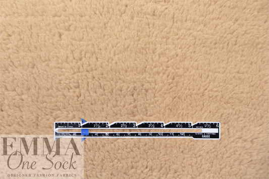 MTM 'teddy bear' sherpa fleece - dune 1.875 yd