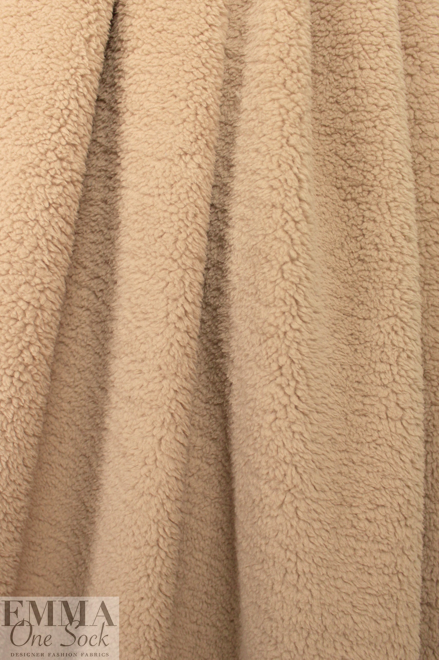 MTM 'teddy bear' sherpa fleece - dune 2 yds