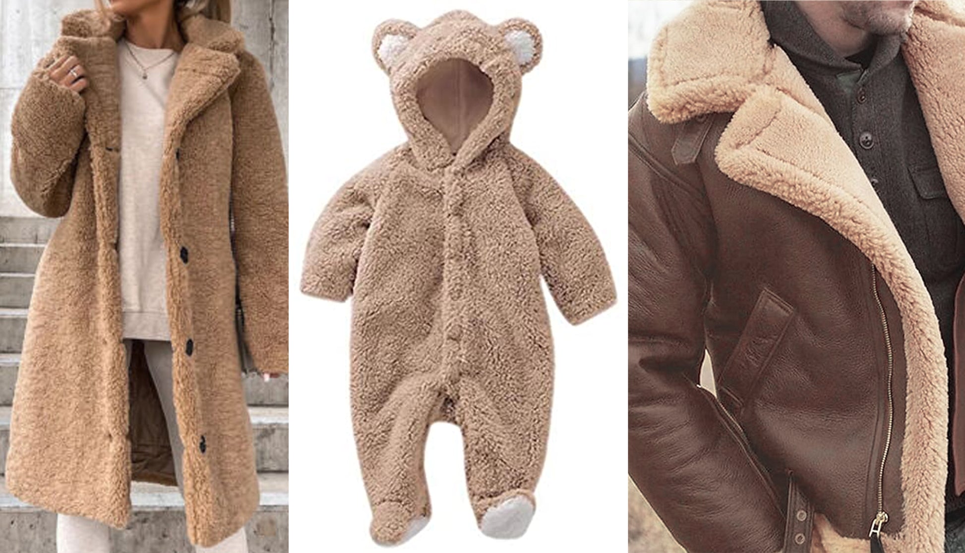 MTM 'teddy bear' sherpa fleece - dune 2 yds