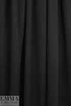 oeko-tex cert. bamboo/cotton fleece-back knit - black 1 yard