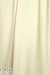 Oeko-Tex cert. bamboo/cotton fleece-back knit - ivory 1.875 yd