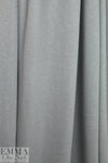 oeko-tex cert. bamboo/cotton fleece-back knit - gray 1 yard