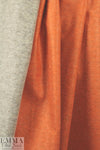 Italian double sided wool blend fleece - pumpkin/oatmeal 2.25 yd