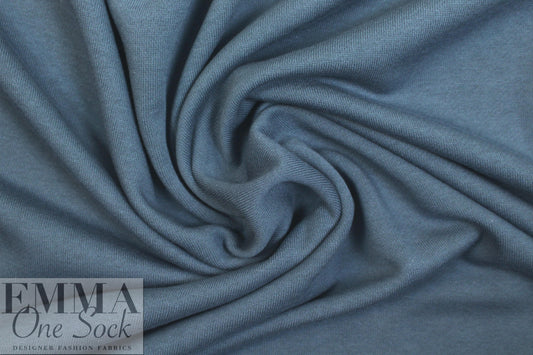 Oeko-Tex cert. bamboo/cotton fleece-back knit - citadel 1.25 yds