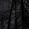 Italian 'lacey floral' flocked stretch cotton denim 2 yds
